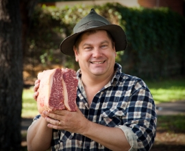 Neil with Wagyu